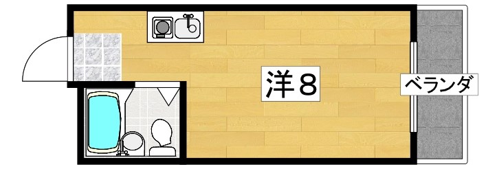 サンシャイン香里園Ⅲ 間取り
