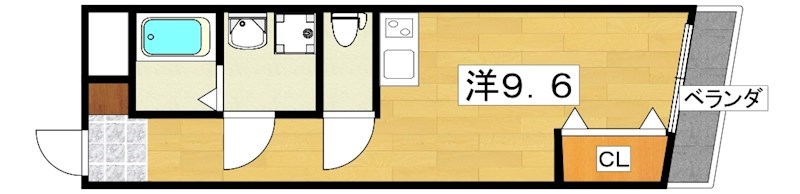 JOB-Ⅱ号館 間取り