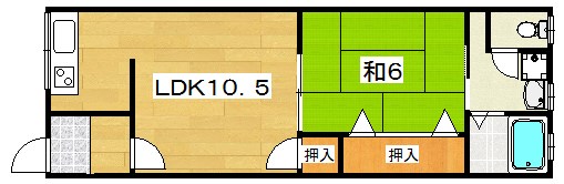 橘ハイツ 間取り