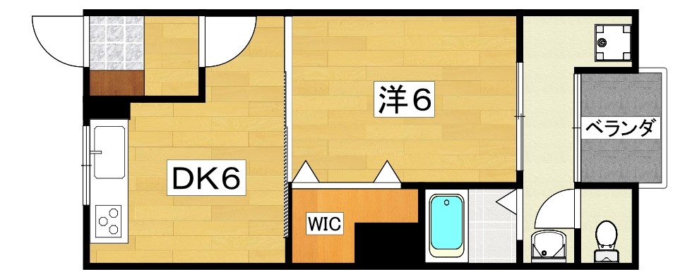 大作コーポ 間取り