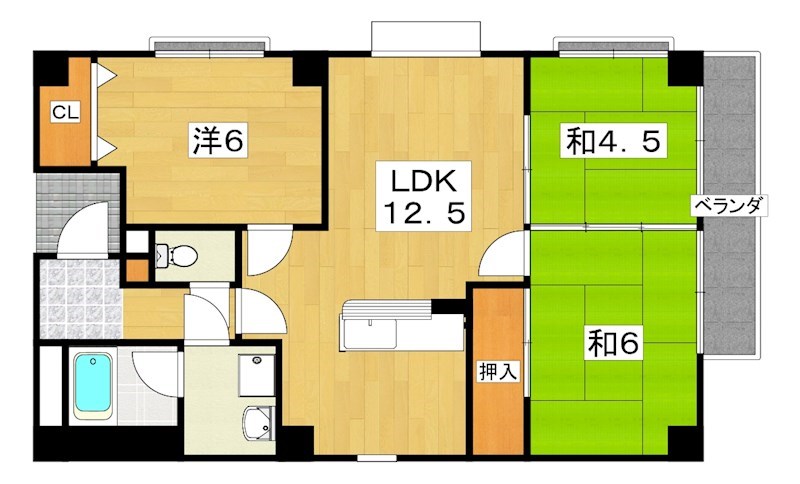 メゾンドール21 間取り