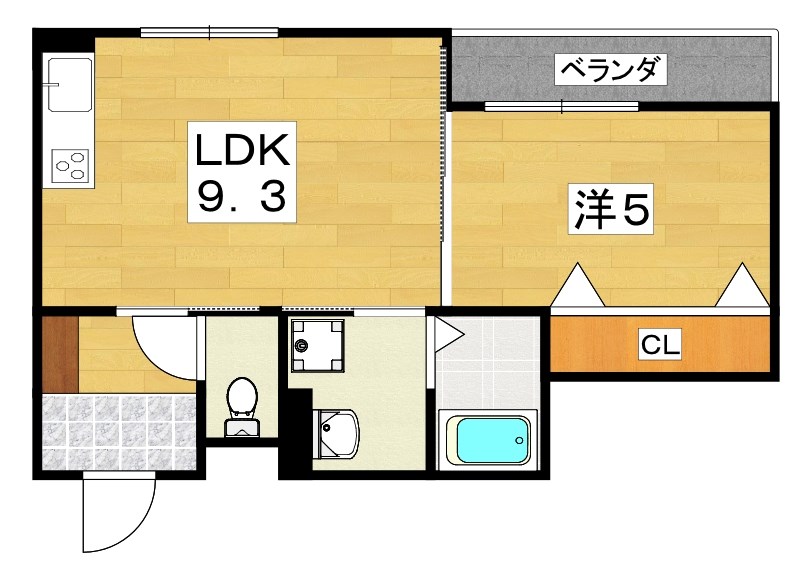 クリエオーレ萱島東 間取り