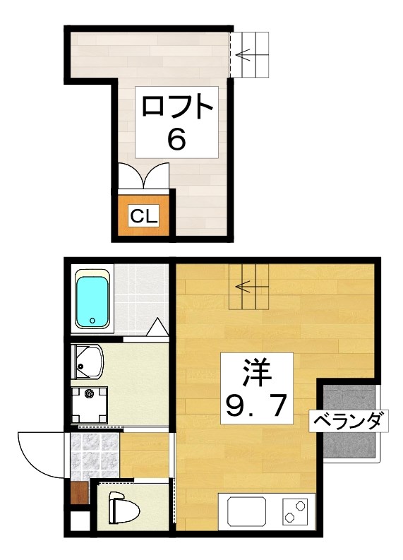 F８石津 間取り