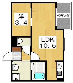 アーバン香里ケ丘 間取り