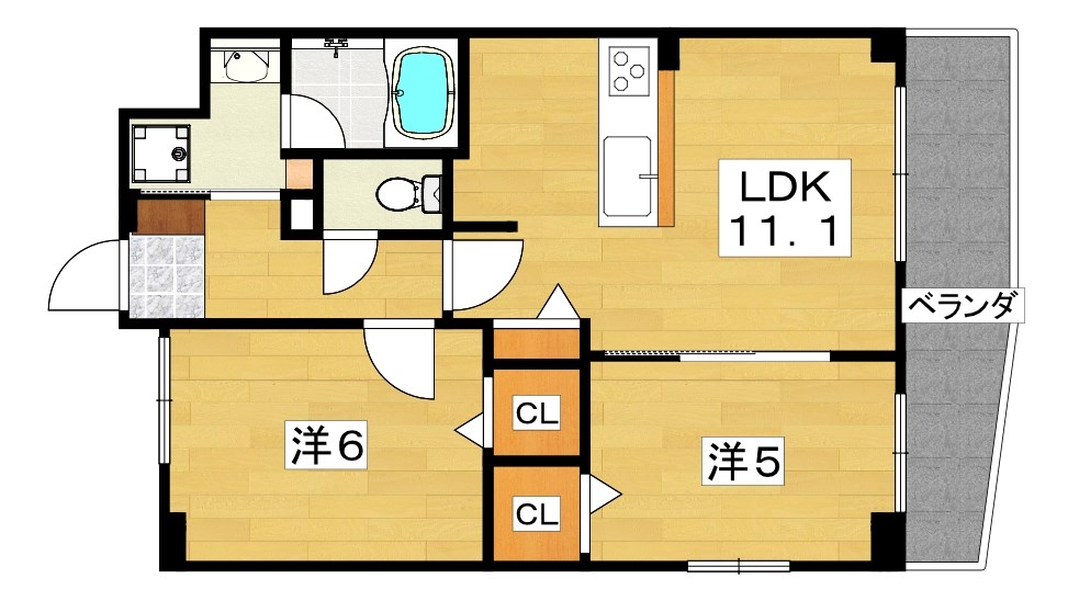 プレスト北中振 間取り