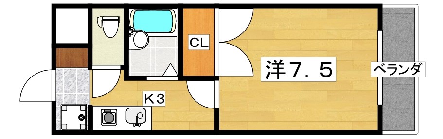 パークテラス香里Ⅱ 間取り