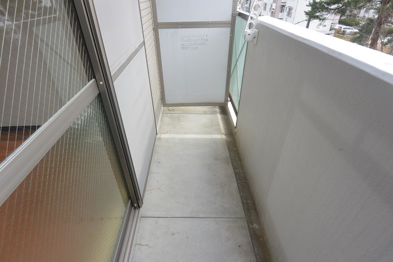 産晃マートビル  ベランダ