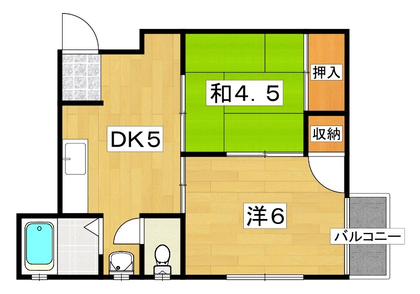 香里園ハウス 間取り