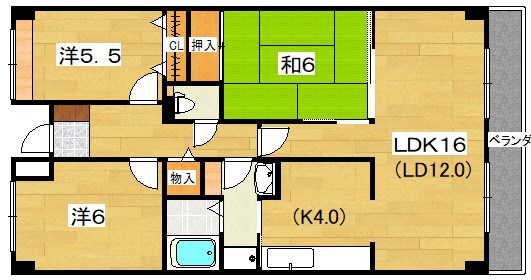 PHOENIX　COURT 交野I 北棟 間取り