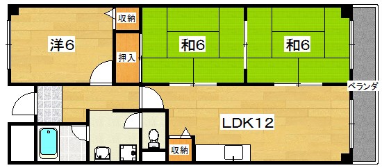コーポ・ヒルトップ 間取り