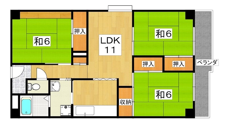 香里園ヒルズ 間取り