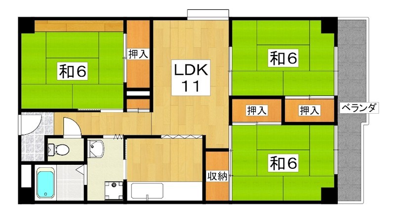 香里園ヒルズ 間取り