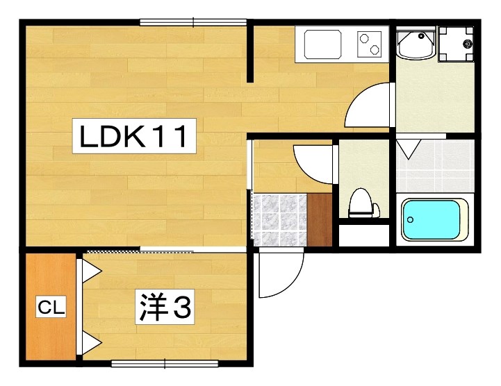 LaLaくずは 間取り
