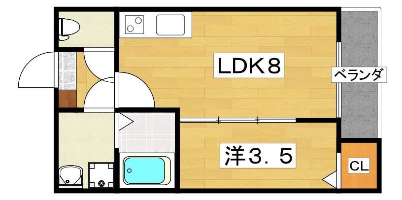 プレジール萱島 間取り