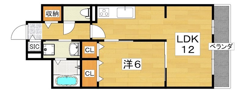 パインオーク　C 間取り