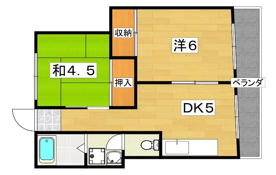 グロース寝屋川Ⅰ 間取り