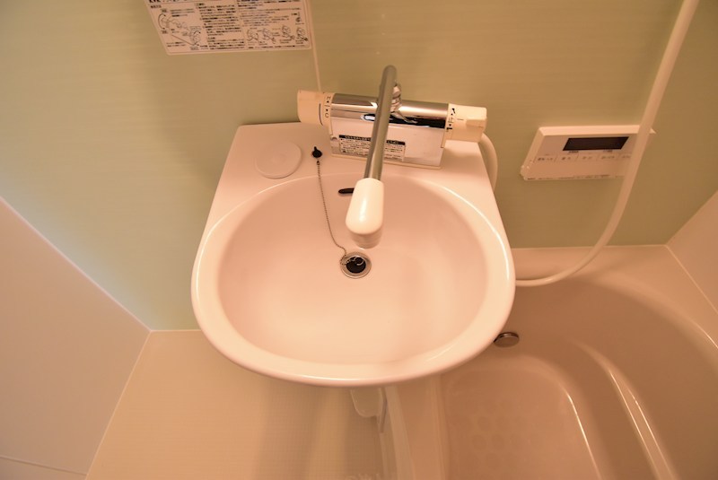寿マンション 洗面所