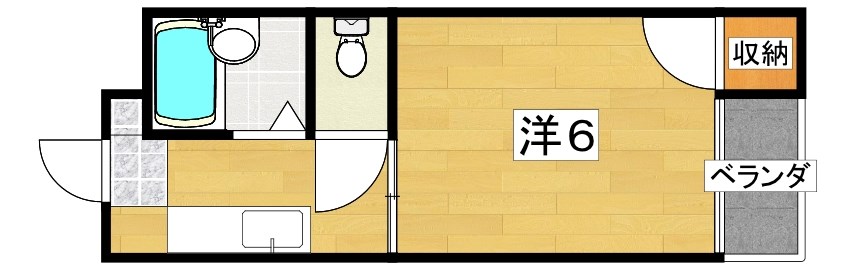 ロイヤルライフ八坂 間取り