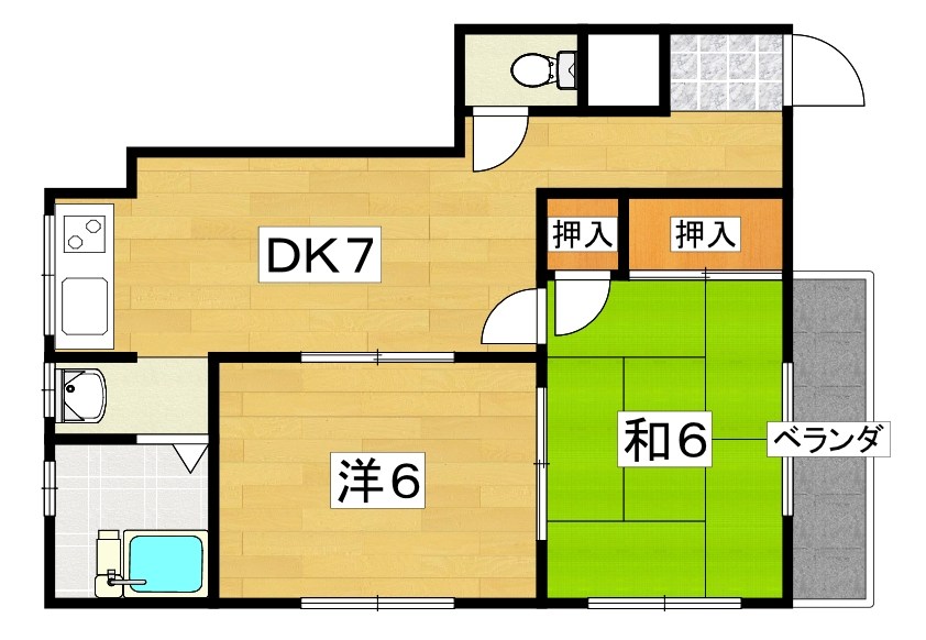 香里園ハウス 間取り