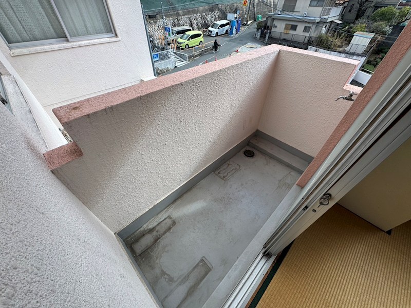 香里園ハウス ベランダ