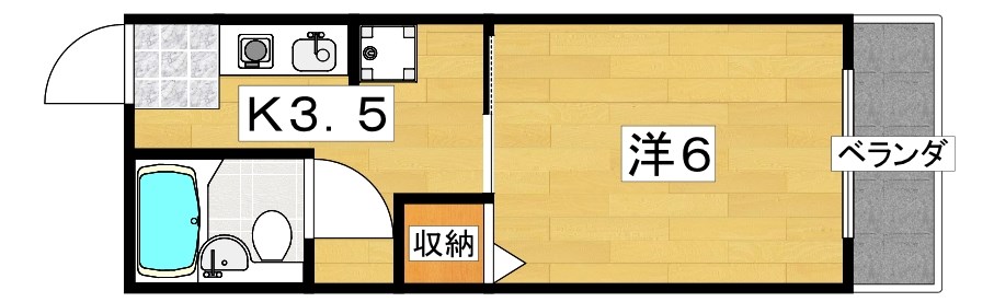 香里さくらハイツⅢ 間取り