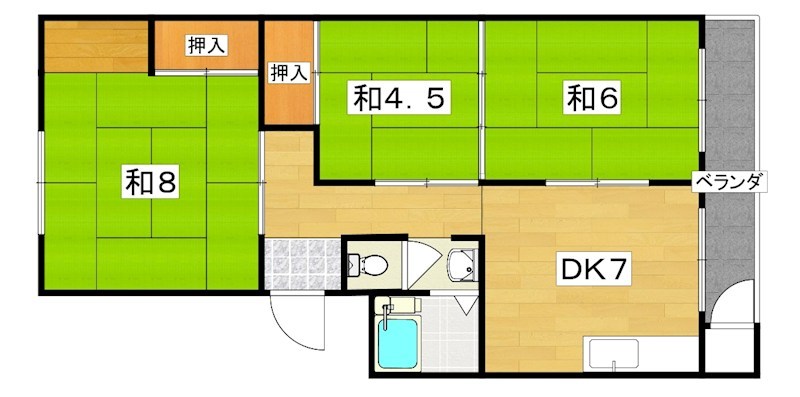 第一岸田マンション 間取り