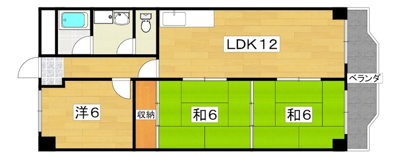 コーポ春日丘 間取り