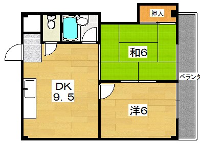 私部金森マンション 間取り