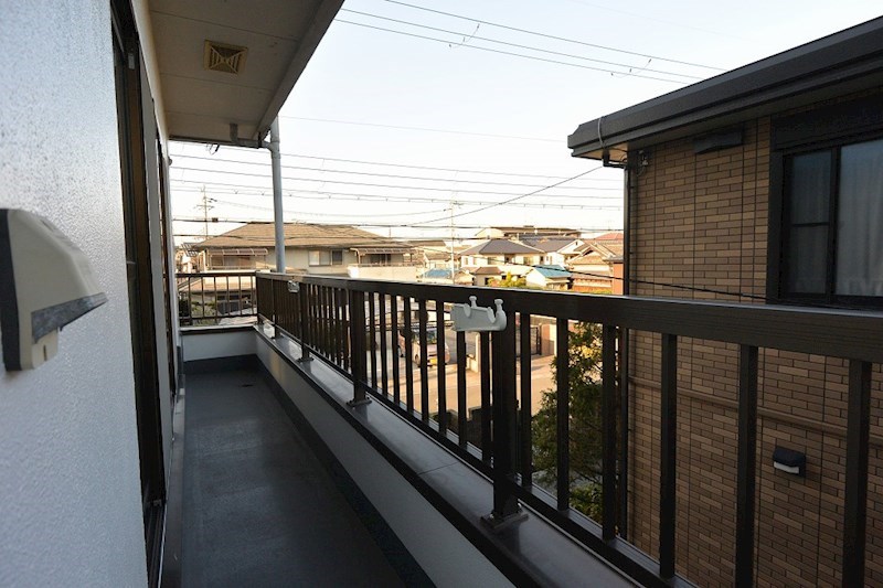 私部金森マンション ベランダ