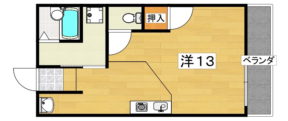 香里さくらハイツⅢ 間取り