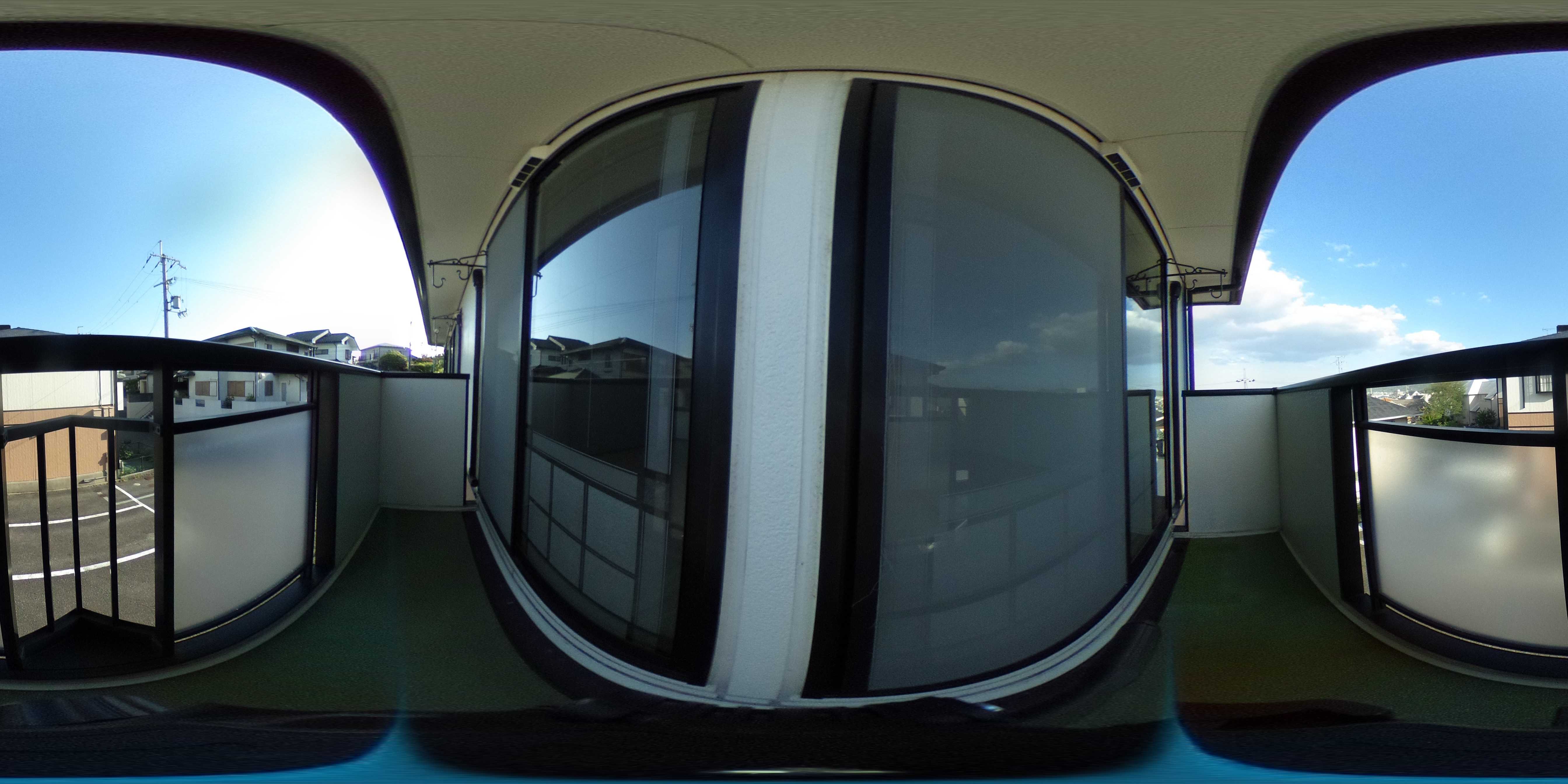 山之上テラスハウス ベランダ