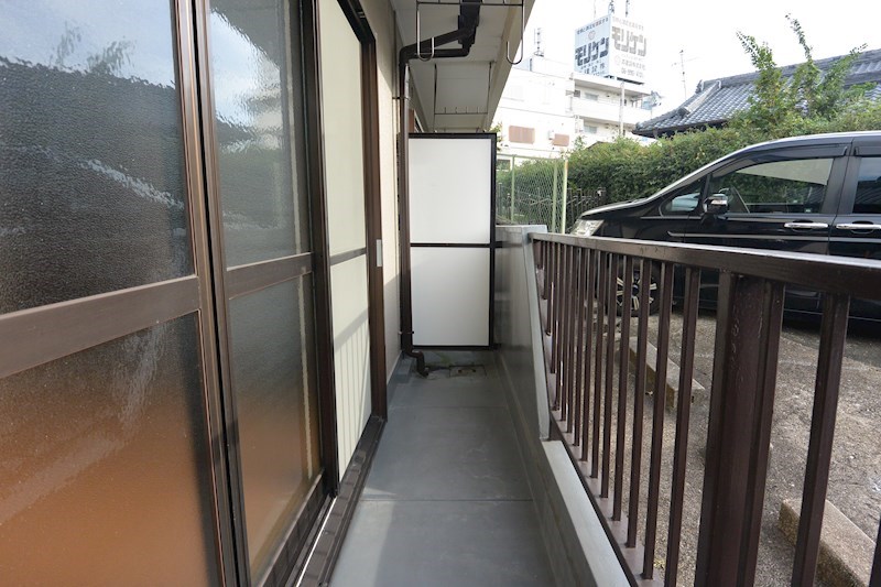 富田マンション ベランダ