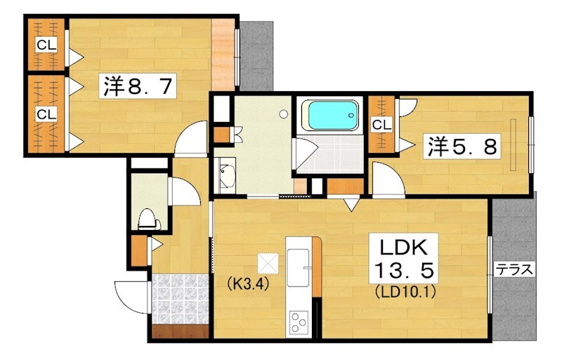 ShaMaison　Sourire 間取り