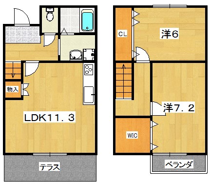 ルシアコート村野 間取り