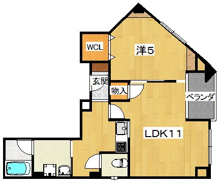 アーカンシェル東寝屋川 間取り