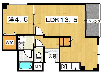 アーカンシェル東寝屋川 間取り