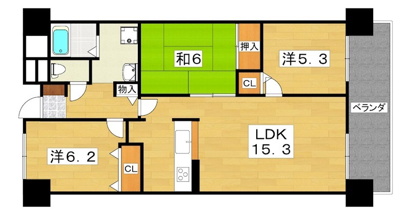リーベスト寝屋川 間取り