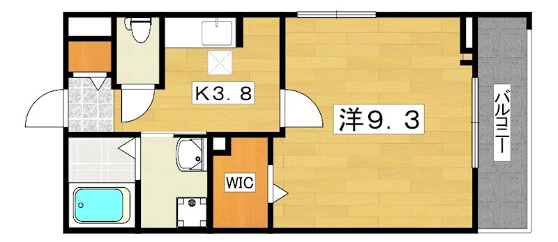ハイドレンジア　くずは 間取り