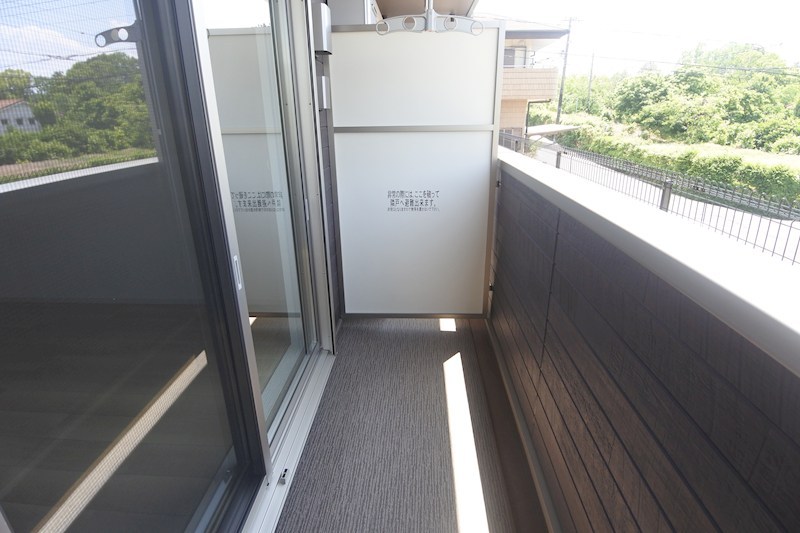 ハイドレンジア　くずは ベランダ