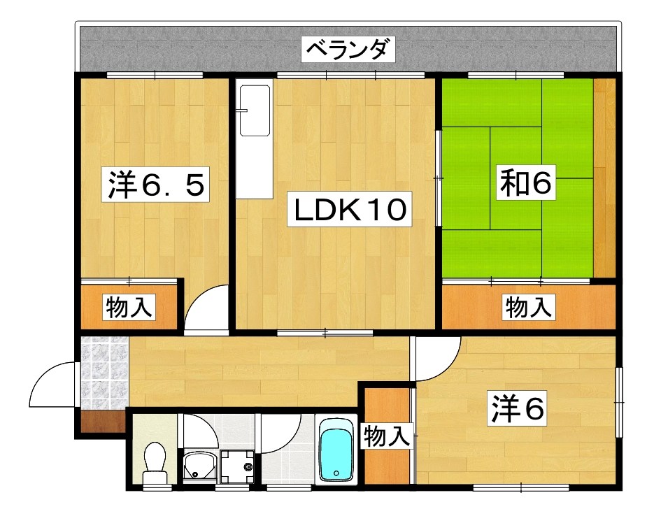 大阪府枚方市香里園桜木町 間取り