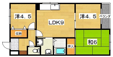ファームハイツ 間取り