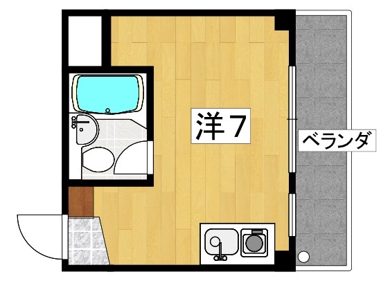 サンシャイン香里園Ⅱ 間取り