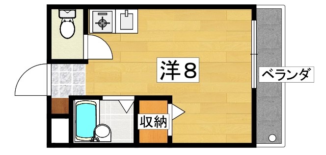シャンテー中宮Ⅱ 間取り