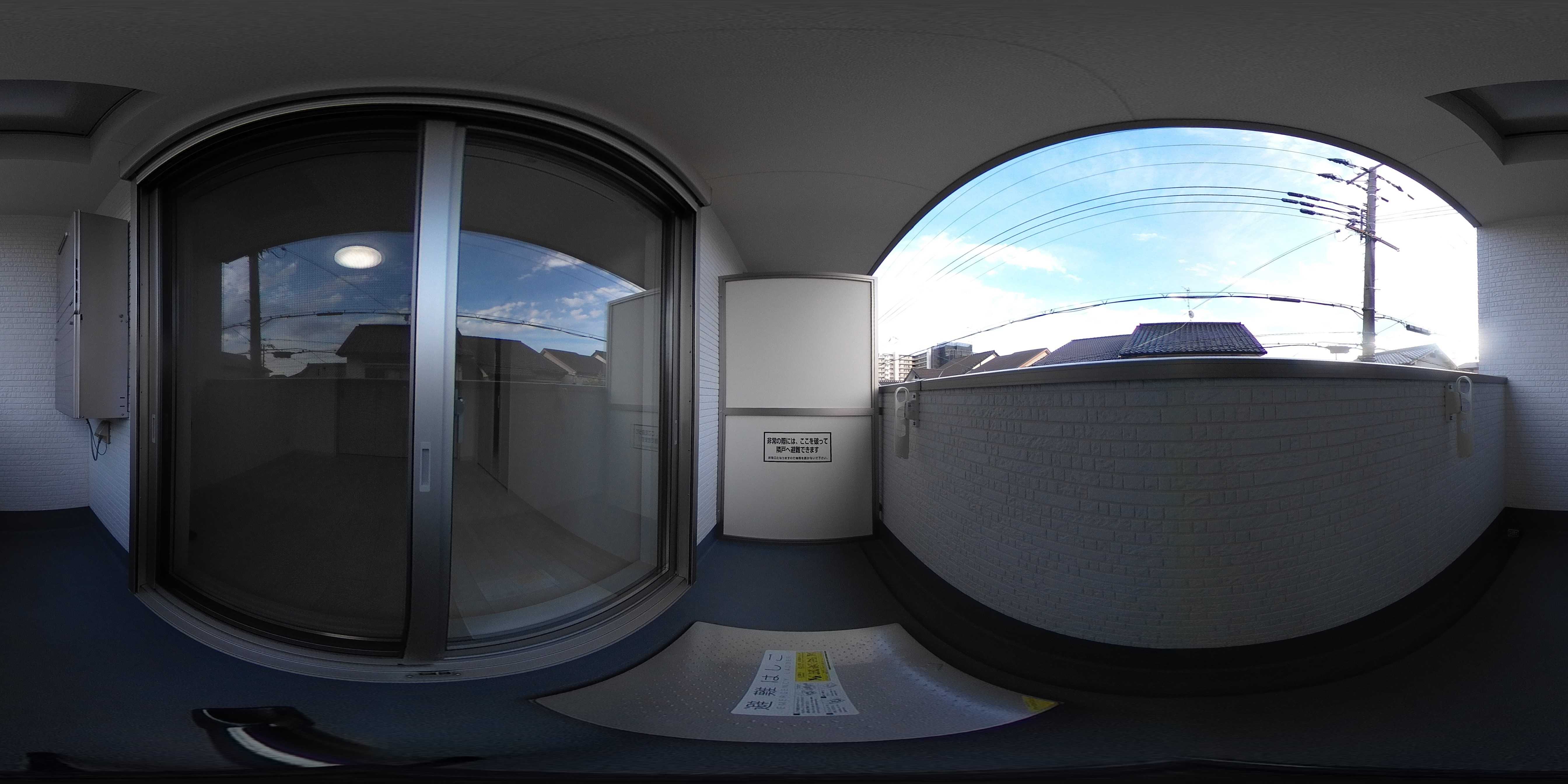 クリエオーレ牧野本町 ベランダ