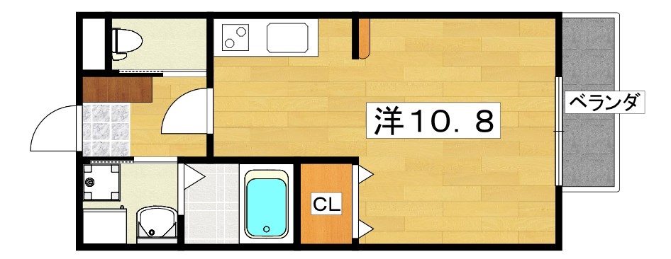 ハイツプランドールⅡ 間取り