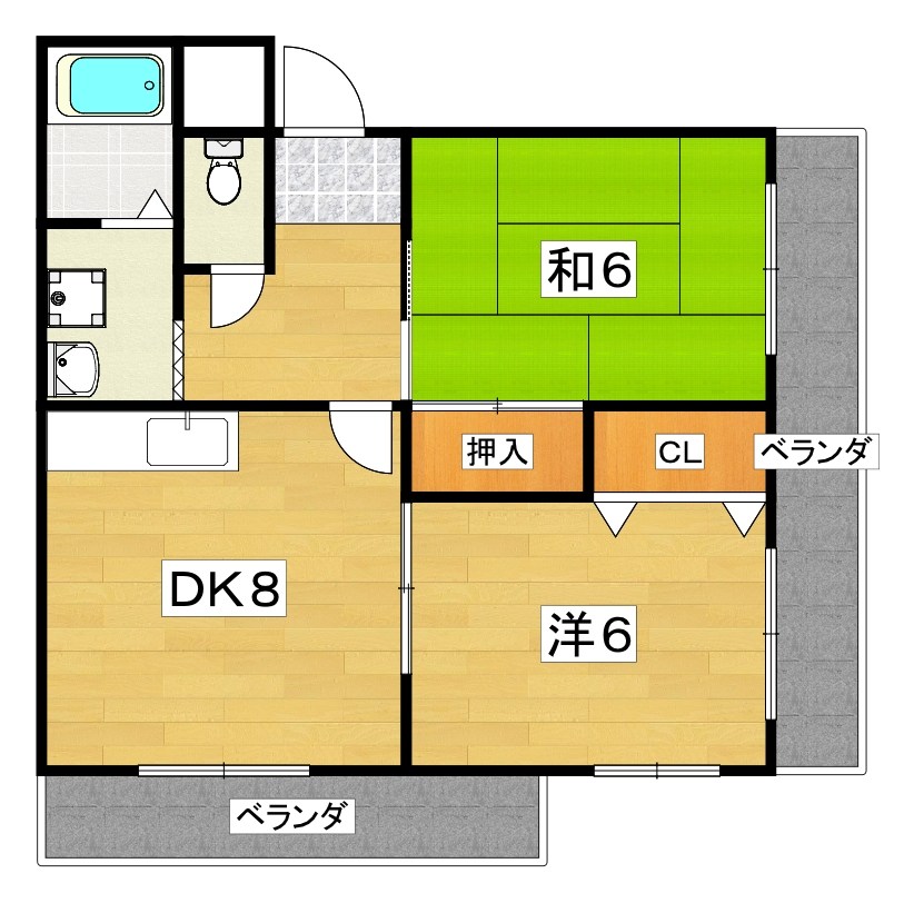 レジデンスJOY（松屋町） 間取り