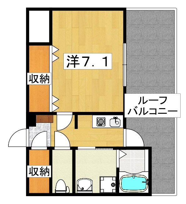 ダブルツリー7番館 間取り