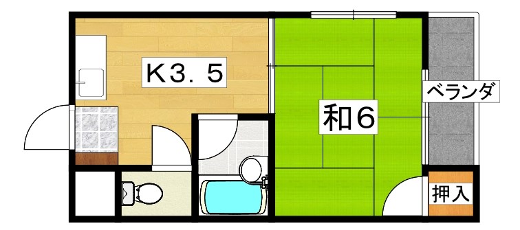寿ハイツ 間取り