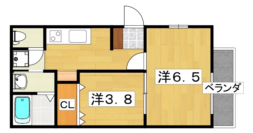 Reterasu光善寺 間取り