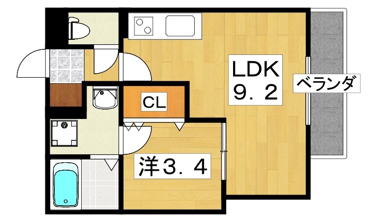 Reterasu光善寺 間取り